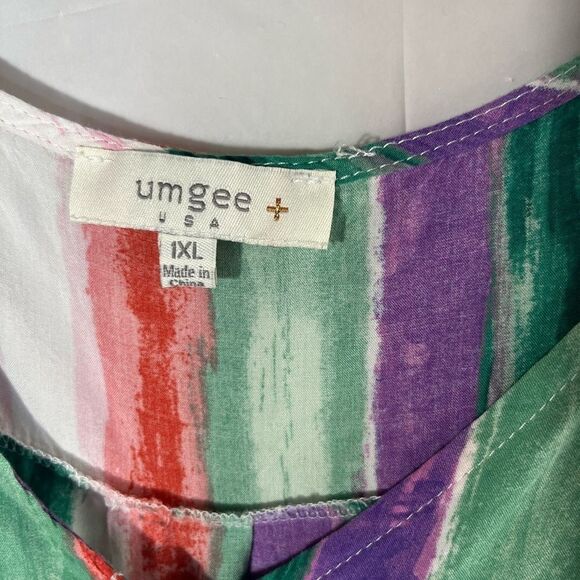 Umgee rainbows are bright high low top 1X - Picture 5 of 7